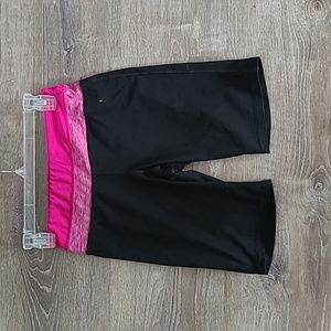 Pink/magenta band extra small athletic shorts